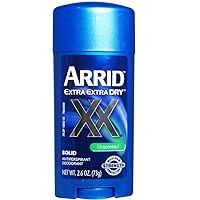 ARRID XX Anti-Perspirant Deodorant Solid Unscented 2.6 oz (Pack of 12)