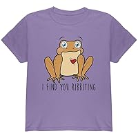 Animal World Toad I Find You riveting Funny Pun Valentine's Day Youth T Shirt