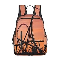 Roller Coaster Backpack Bookbag Laptop Backpacks Multipurpose Daypack For Boys Girls School Men Women Picnic Travel Hiking