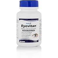 UA Eyevitan Eye Care with Bilberry Lutein Zeaxanthin Vitamins - 60 Tablets