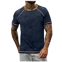 Men's Graphic T Shirts Novelty Print Tee Shirt Summer Crewneck T-Shirts Casual Shirts, S-6XL