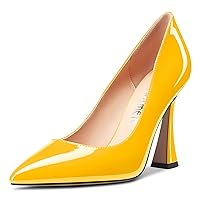 Castamere Women Stiletto High Heel Pointed Toe Slip-on Pumps Sexy Dress Classic 3.9 Inches Heels