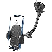 APPS2Car Cell Phone Holder for Car [2 Colors Shipped Randomly] Phone Mount for Car Long Arm Dashboard Windshield Car Phone Holder Mount Strong Suction Cup Anti-Shake Stabilizer for All Smartphones