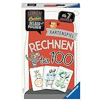 Ravensburger 80660 Learning Laughter DIY: Calculate up to 100, Children's Game from 7 Years, Educational Game for 1-5 Players, Card Game