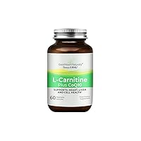 L-Carnitine Plus CoQ10 - for Heart, Liver, and Cell Health | 60 Vegetable Capsules - Good Health Naturally