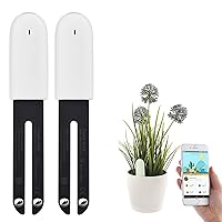 Plant Monitor Soil Test Kit,Flower Care Soil Tester Smart Plant Tracker Intelligent Sensor Plants Detector Bluetooth Monitor for Light Moisture Fertility Temperature Level for iOS and Android