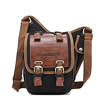 Canvas Shoulder Purse Messenger Bag Lightweight Satchel Pouch Travel Crossbody Daypack Tactical For Men & Women Outdoor