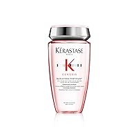 KERASTASE Genesis Hydra-Fortifiant Shampoo | Anti-Breakage & Strengthening For Weak or Damaged Hair | Hydrates Hair | Silicone Free | For Fine or Oily Hair | 8.5 Fl Oz