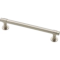 Franklin Brass Francisco Cabinet Pull, Satin Nickel, 5-1/16 in (128mm) Drawer Handle, 5 Pack, P29618K-SN-B1