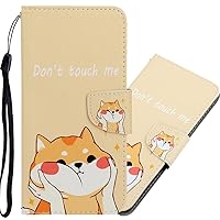 Compatible with Xiaomi Mi 11T Case Cute Wallet Case with Credit Cards Slot Kickstand for PU Leather Flip Magnetic Girls Women Compatible with Xiaomi Mi 11T.Shiba Inu XC