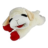 Multipet's Officially Licensed Lamb Chop Jumbo White Plush Dog Toy, 24-Inch