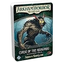 Fantasy Flight Games, Arkham Horror The Card Game: Scenario Pack - 1, Curse of The Rougarou, Card Game, Ages 14+, 1 to 4 Players, 60 to 120 Minutes Playing Time