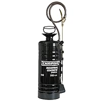Chapin 1449 Made in the USA Industrial and Professional 3.5-Gallon Concrete and Sealer Pump, Funnel Top Sprayer, Brass Wand, Nozzle and Shutoff, Tri-Poxy Steel Tank for Triple Protection, Black