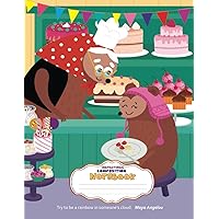 CUTE Primary 140 Wide Ruled Paper Composition Notebook of a Nice Day in the Confectionery with Sweet Cakes and Candies: Flexible Paperback Glossy ... or Organize List size 8.5 x 11 21.5 x 27.9 cm
