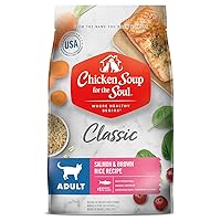 Chicken Soup for the Soul Pet Food - Adult Dry Cat Food, Salmon & Brown Rice Recipe, 13.5 lb. | Soy, Corn & Wheat Free, No Artificial Flavors or Preservatives