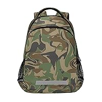 Camouflage School Backpack for Kids 5-12 yrs,Camouflage Backpack Kindergarten School Bag
