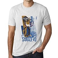 Men's Graphic T-Shirt Sarajevo Lifestyle Eco-Friendly Limited Edition Short Sleeve Tee-Shirt Vintage Birthday