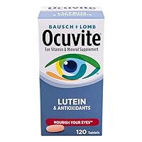 Bausch & Lomb Ocuvite Vitamin and Mineral Supplement for Eyes with Lutein Tablets, 240-Count