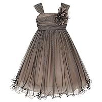 Girls' Special Occasion Double Layer Mesh Flower Girl Dress