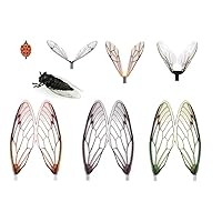 Pack of 80 Realistic Fly Tying Wings Pre-Cut Insect Stonefly Wings Fishing Baits