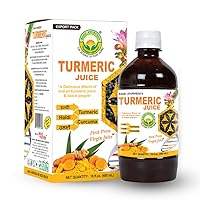 Turmeric Juice, Curcuma Juice, 16.23 Fl Oz (480ml), Natural Ayurvedic Juice, Helps Detoxify the Body