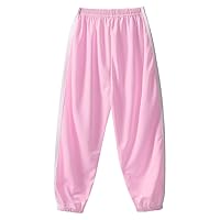 YiZYiF Kids Boys Girls Fashion Harem Pants Loose Fitting Workout Joggers Pants Soft Elasitc Quick Dry Sweatpant