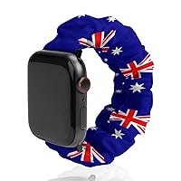 Australia Flag Watch Band Soft Scrunchie Watch Strap Sport Strap Compatible with