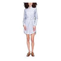 Michael Michael Kors Women’s Cotton Striped Shirtdress Chambray XS