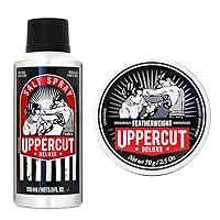 UPPERCUT DELUXE Salt Spray 5 fl. oz + Featherweight Hair Pomade 2.5 oz.