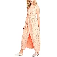 Free People Fresh As A Daisy Women's Floral Ruched Sleeveless Maxi Dress