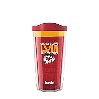 Tervis NFL Kansas City Chiefs-Super Bowl 58 LVIII Champions Insulated Tumbler, 16oz, Classic