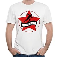 Anqiqi Running Star Popular Gifts Sports Shirts for Men White