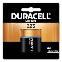 DURACELL DL223ABPK Ultra High Power Lithium Battery, 223, 6V, 1/EA
