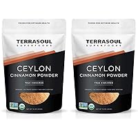 Terrasoul Superfoods Organic Ceylon Cinnamon Powder, 2 Lbs - Lab-Tested for Authenticity | Premium Quality and Flavor