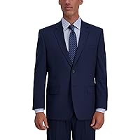 J.M. Haggar Men's Big & Tall Sharkskin Premium Classic-Fit Stretch Suit Separate Coat