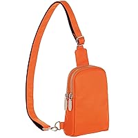 AOCINA INICAT Small Sling Bag Crossbody Vegan Leather Fanny Packs for Women Women Fashionable Chest Bag for Travel