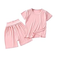 Two Piece Lounge Matching Set For Baby Boy Size 6 Months To 7 Years Soft Summer Playwear Tees Shirts And Shorts