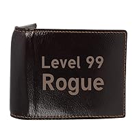 Level 99 Rogue - Genuine Engraved Soft Cowhide Bifold Leather Wallet