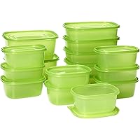 GreenBoxes 32 Piece Set – Keeps Fruits, Vegetables, Baked Goods and Snacks Fresh Longer, Reusable, BPA Free, Microwave and Dishwasher Safe, Made in USA