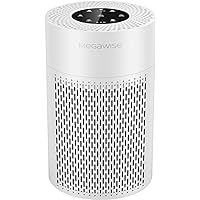 MEGAWISE 2022 Updated Version Smart Air Purifier for Home Large Room up to 1080ft², H13 True HEPA Filter with Smart Air Quality Sensor, Sleep Mode, Quiet for Pollen, Pets Hair, Odors, Smoke, Dust