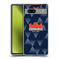 Head Case Designs Officially Licensed Edinburgh Rugby Home 2022/23 Crest Kit Soft Gel Case Compatible with Google Pixel 7a