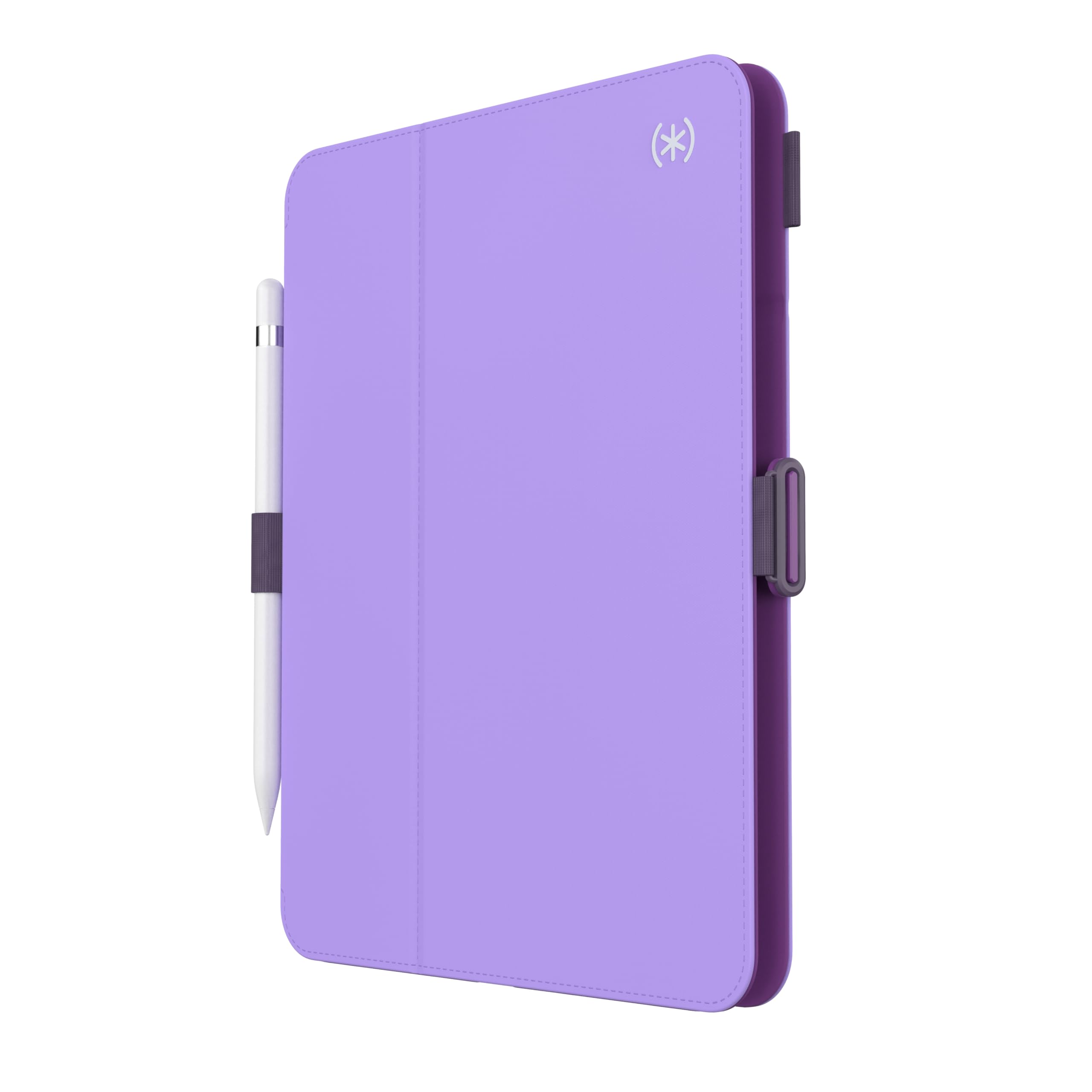 Speck iPad 10th Generation Case 2022 - Slim Multi Range Stand, Hard Back Case - Apple Pencil Holder & Drop Protection - 10.9 Inch iPad, Camera Shield - Ube Brew/Grape Parfait BalanceFolio