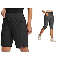 BALEAF Women's Hiking Shorts & Women's 15