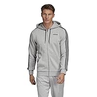 adidas Mens Essentials 3-Stripes Fleece Hoodie