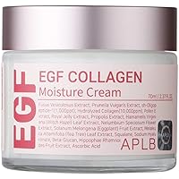 EGF Collagen Cream Moisturizer 2.37 FL.OZ/Korean Skin Care, Contain : EGF & Hyaluronic Acid, Rapid hydration, Diminish Fine lines and Wrinkles, Nourish for moisturized and calm skin
