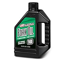 55901 10WT Standard Hydraulic Fork Oil - 1 Liter Bottle , BLACK