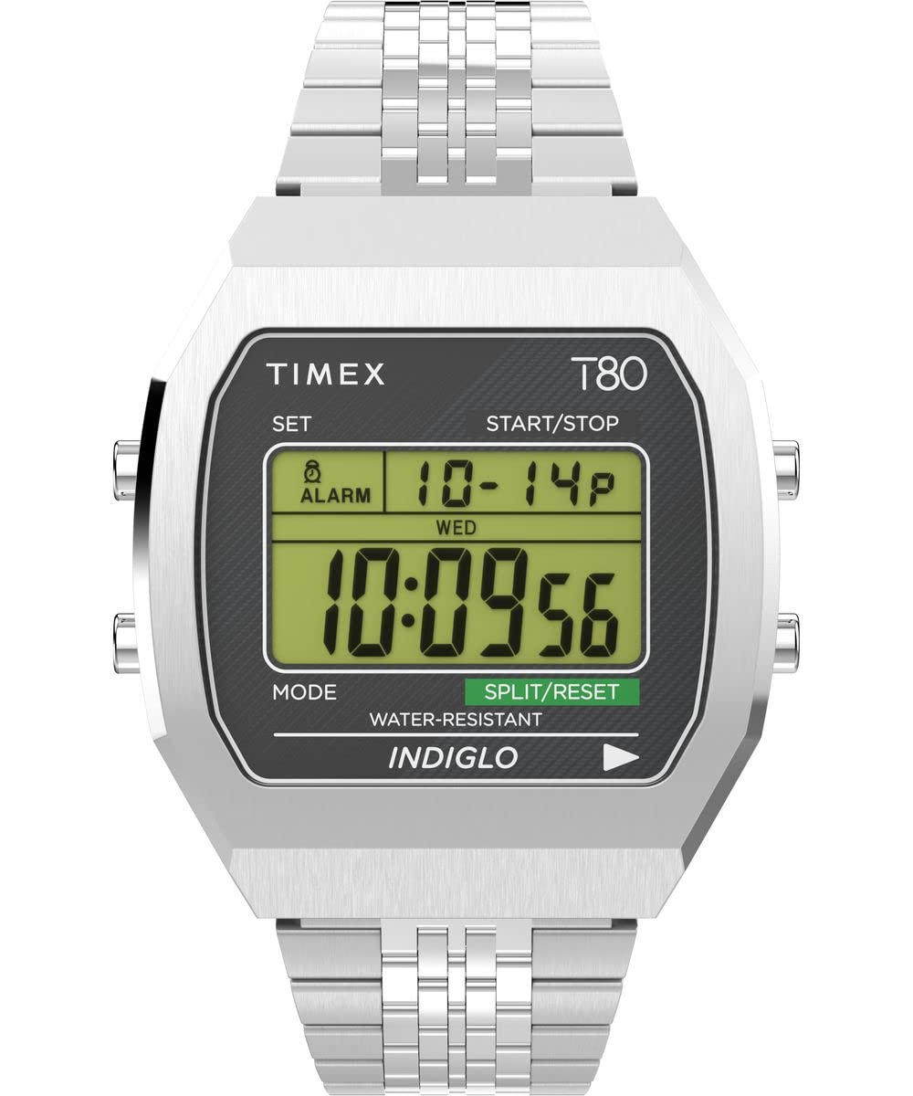Timex Unisex T80 Steel 36mm Watch