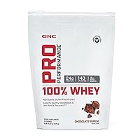 GNC Pro Performance 100% Whey Protein Powder - Chocolate Supreme, 12 Servings, Supports Healthy Metabolism and Lean Muscle Recovery
