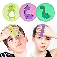 Kids Ice Packs for Boo Boos, 3 Toddler Ice Pack with Strap Nylon Fabric Boo Boo Ice Packs for Kids Injuries Reusable, Dinosaur Ice Pack for Children Pain Relief, Swelling, Bruise, Fever-4.7
