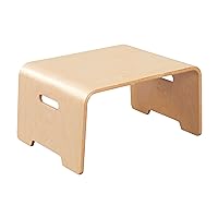 ECR4Kids Bentwood Lap Desk with Handles, Activity Table, Natural